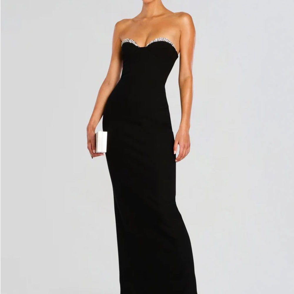 RETROFETE BLACK ELEGANT DRESS